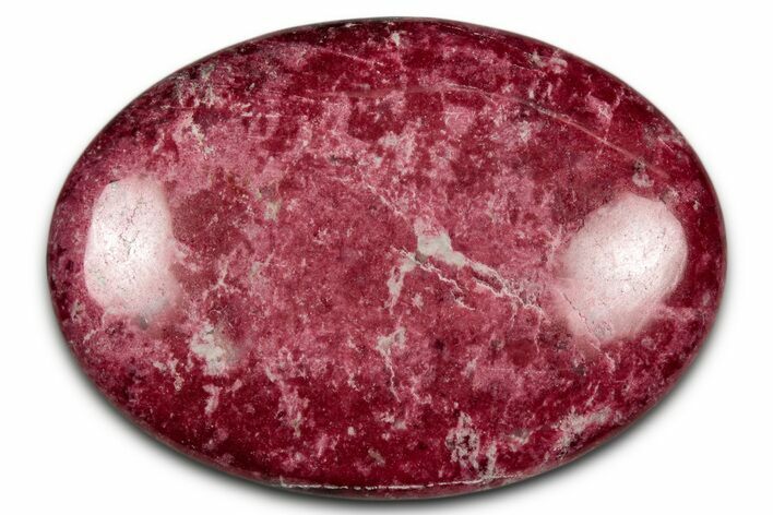 Vibrant Polished Thulite Stone - Trondheim, Norway #343911